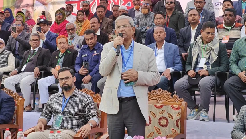 গণতন্ত্রকে প্রাতিষ্ঠানিক রূপ দিতে নির্বাচনের কোনো বিকল্প নেই…. মির্জা ফখরুল