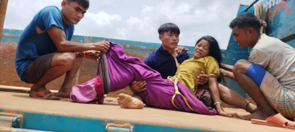 নাইক্ষ্যংছড়ি সীমান্তে মাইন বিস্ফোরণে পাহাড়ি নারীর পা বিচ্ছিন্ন